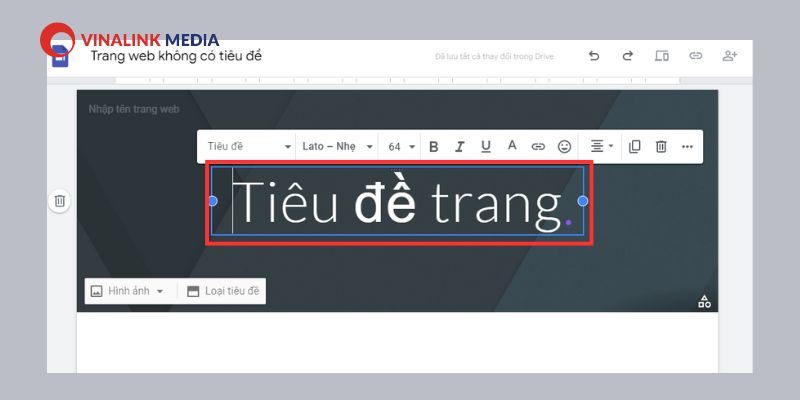 Hướng dẫn thiết kế web google site chi tiết 4